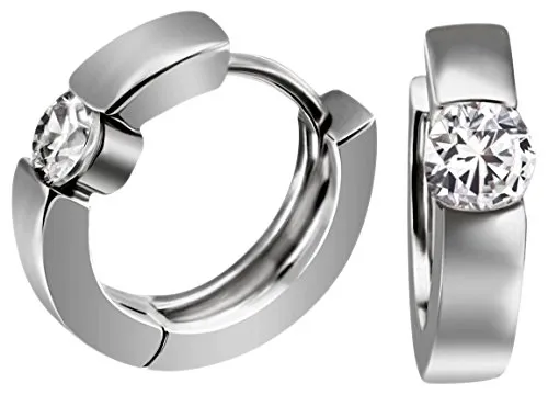 Goldmaid Damen-Creole zirkonia Zi O8558S - Ohrringe für Damen aus echtem Sterlingsilber 925, anlaufgeschützt und in Juwelierqualität – perfekt verarbeitet und ideal zum Verschenken im eleganten Goldmaid Etui.