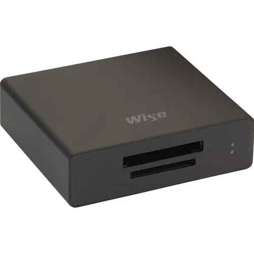 Wise CFexpress Type B / SD UHS-II Card Reader - Speicherkartenlesegerät mit ultraschnellen Übertragungsraten, ideal für Profifotografen und Videografen.