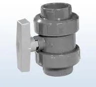 PVC-Kugelhahn, PVC-Kugelhahn, 2 Anschlüsse, 50 mm