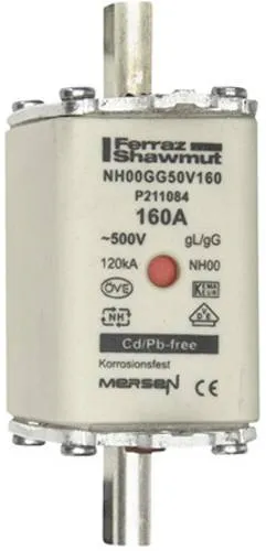 Mersen 1B769.000000 NH-Sicherung Sicherungsgröße = 00 160A 500V 1St.