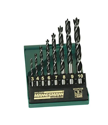 Brüder Mannesmann Profi-Holzbohrersatz, 8-teilig | M54308