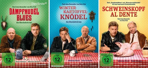 DVDs * EBERHOFER KRIMI FAN SET - u.a. SCHWEINSKOPF AL DENTE # NEU OVP % 3