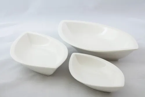 3er Schalen Set Dipschalen aus Porzellan  Servierschale Snackschalen Schale