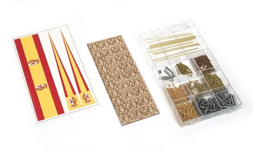 SANTISSIMA TRINIDAD PACK 4 Von 6 ( OcCre - 15800-P4 ) - Detailgetreues Schiffsmodell im Maßstab 1:90, aus hochwertigem Holz für anspruchsvolle Modellbauer. Ideal für Sammler und Liebhaber historischer Schiffe.