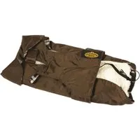 Fashion Dog Hundemantel mit Kunstpelz-Futter - Braun - 33 cm - Hundemantel für alle Hunderassen, wasserdicht mit herausnehmbarem Kunstpelz. Ideal für kalte Winterspaziergänge und als Regenmantel. Hochwertige Verarbeitung aus Italien.