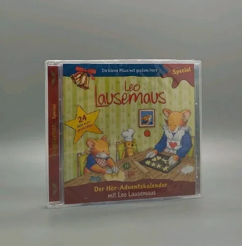 Leo Lausemaus: Der Hör-Adventskalender- 24 Süße Kurzgeschichten- 2 CD's -NEU/OVP