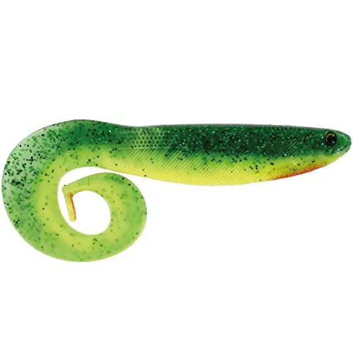 Westin Curl Teez - Gummifisch, Farbe:Fireflake, Länge / Gewicht / Packungsinhalt:7cm / 3.5g / 3 Stück