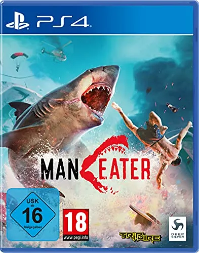 Maneater für PS4 - Action & Abenteuer - Fesselndes Action-Adventure-Spiel für die PS4, spiele als Hai und erlebe ein einzigartiges Abenteuer in einer offenen Welt. USK ab 16 Jahren.