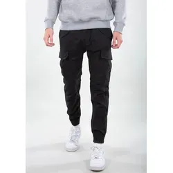 Alpha Industries Herren Airman Pant Freizeithose, Black, 33 - Wanderhosen für Herren im Slim Fit mit elastischem Hüftbund, praktischen Cargotaschen und stylischem 