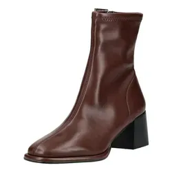 STEVE MADDEN Stiefelette aus Lederimitat in Rot, Größe 38 EU - Modische Stiefelette in stilvollem Wine-Rot, ideal für den Alltag. Mit bequemem Blockabsatz von 6 cm und praktischem Reißverschluss für einfaches An- und Ausziehen.