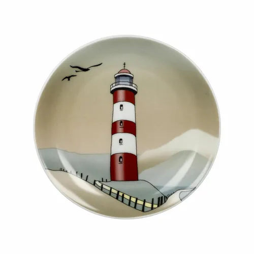 Goebel Miniteller Lighthouse, Dekoteller, Scandic Home, Fine Bone China 10 cm