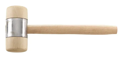 Fortis Holzhammer DIN 7462B Kopf-D. 70 x 140 mm mit Metallmantel