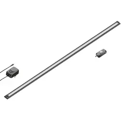 Ledscom.de LED Unterbauleuchte SIRIS, schwarz matt, 114cm mit Bewegungsmelder