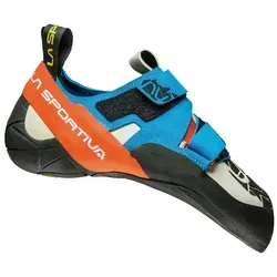 La Sportiva Otaki Blue/Flame (44) - Hochleistungs Kletterschuh - Kletterschuhe für vielseitige Einsätze: Der La Sportiva Otaki bietet maximale Sensibilität, perfekte Passform und innovative S-Heel Technologie für Stabilität und Leistung beim Klettern und Bouldern.
