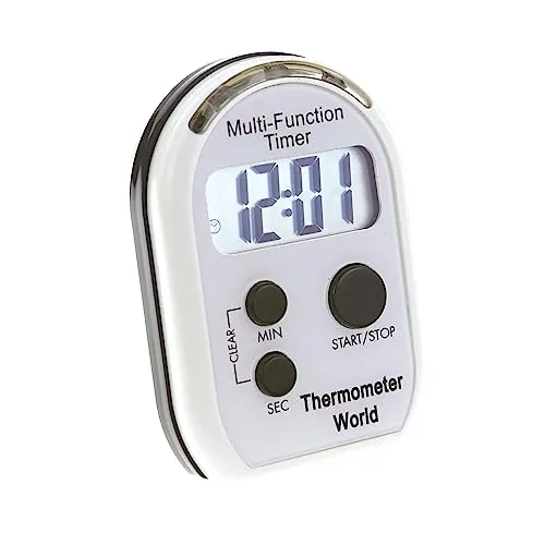 Multifunktionaler Timer mit Vibrationsalarm, hörbarem und blinkendem Alarm, ideal für SEH- und Hörgeschädigte