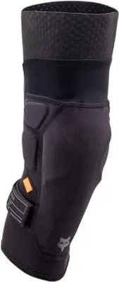 Fox Racing Launch Knee Guard - Knieprotektor für Mountainbiker, Schwarz, Größe S - Fecht-Brustschützer mit abriebfestem Frontpanel für erhöhte Haltbarkeit und konturierten EVA-Seitenpanels für zusätzlichen Schutz.