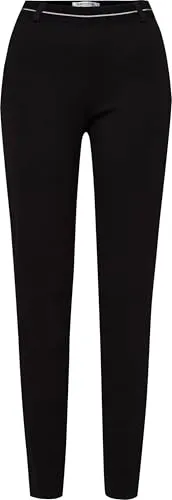 Raphaela by Brax Style LILLYTH Black 38 - Elegante Chinohose - Damen-Hosen in hochwertiger Jersey-Qualität mit dynamischem Stretch-Dehnbund für perfekten Sitz und Komfort. Ideal für stilbewusste Frauen.