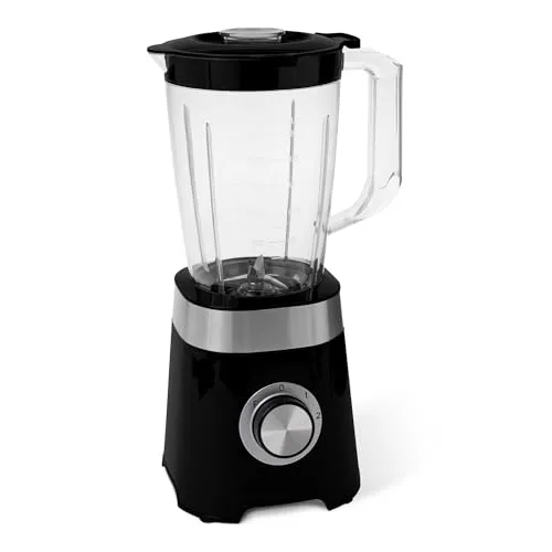 Amazon Basics Mixer für die Küche, 1.5 l Kunststoffbehälter, 600 W für Smoothies