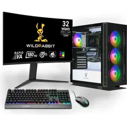 Ankermann Aero Gaming Bundle - Intel Core i7-13700F, RTX 5070, 32GB RAM, 1TB SSD - Leistungsstarker Gaming-PC mit Intel Core i7-13700F, 32GB DDR5 RAM und 1TB NVMe SSD. Inklusive RGB-Gehäuse und Windows 11 für sofortigen Einsatz. Ideal für Gamer!