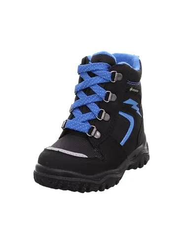 Superfit Jungen HUSKY1 Boot, Schneestiefel, SCHWARZ/BLAU 0010, 19