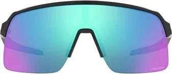 Oakley Sutro Lite Matte Black / Prizm Sapphire Sportbrille - Sportbrille mit halbrandlosem Design für maximales Sichtfeld, ideal für Radfahrer. Prizm-Technologie bietet verbesserte Sicht und Kontrast, perfekt für aktive Tage.