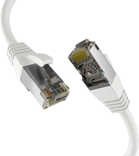 EFB CAT8.1 WEISS 0,50m RJ45 PATCHKABEL S/FTP PIMF