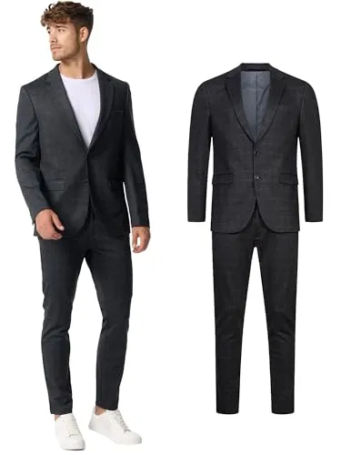 Jeff Anzug JFOliver SET 2-tlg. grau 50 in grau von Jeff Green