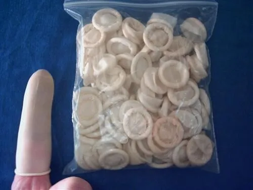 OP Fingerlinge, Gr. L / 4, puderfrei Latex 100 St.