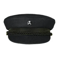 MADSea Elbsegler Premium Tuch mit Pirat Pin – Schwarz
