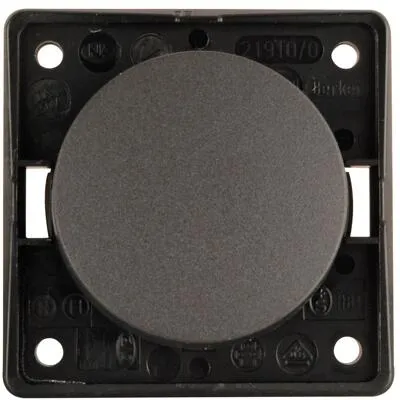 Berker Integro Flow/Pure Wipptaster, anthrazit, 230V