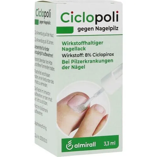 CICLOPOLI Nagellack gegen Nagelpilz 3,3 ml
