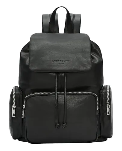 Liebeskind Maia Daypack M Leder 36 cm schwarz - Eleganter Leder-Rucksack in Schwarz, perfekt für den Alltag und mit ausreichend Platz für Ihre Essentials.