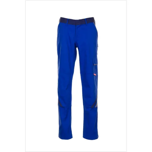Planam Highline Damen Bundhose in kornblau/marine/zink, Größe 42 - Damenhose in trendigen Farben, ideal für Arbeit und Freizeit, mit optimalem Tragekomfort und strapazierfähigem Material.