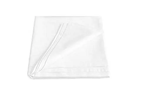 Betttuch ohne Gummizug Bettlaken glatt Haustuch Marke 150 x 260 cm Weiss