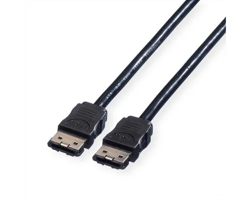 ROLINE Externes Festplattenkabel, eSATA 6.0 Gbit/s Computer-Kabel, eSATA (External Serial ATA) Männlich (Stecker), eSATA (External Serial ATA) Männlich (Stecker) (100.0 cm)