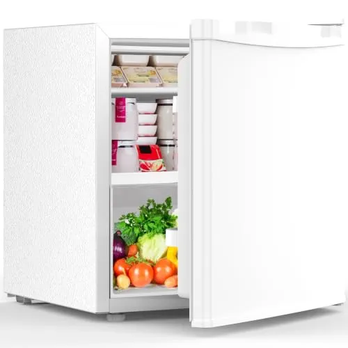 Kismile Mini-Kühlschrank 45L mit Gefrierfach in weiß von Kismile