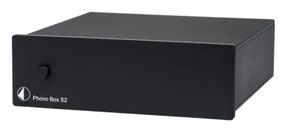 Pro-Ject Phono Box S2 MM/MC - Hochwertiger Phono-Vorverstärker, schwarz - Phono-Vorverstärker für MM und MC Systeme, bietet herausragende Klangqualität und präzise Signalverstärkung für Vinyl-Liebhaber.