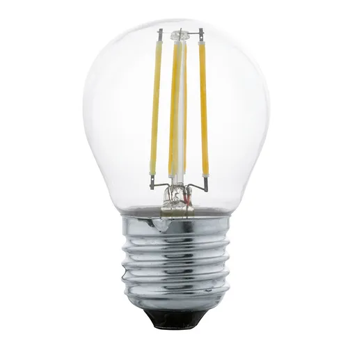 Eglo LED Filament Leuchtmittel Tropfen G45 4W =40W E27 klar 470lm warmweiß 2700K