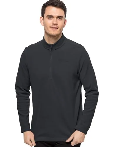JACK WOLFSKIN TAUNUS HZ M Fleecepullover - Funktionsjacke aus 100% recyceltem Polyester, atmungsaktiv und ideal als Midlayer für Wanderungen oder Trekking.