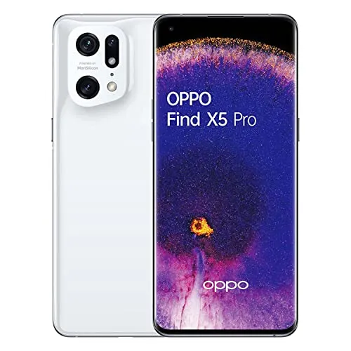 OPPO Find X5 Pro Smartphone - Simlockfreies Handy mit 50 MP Dreifachkamera und 4K Ultra-Nacht-Video für beeindruckende Aufnahmen, 5.000 mAh Akku mit 80W Schnellladung für ganztägige Nutzung.
