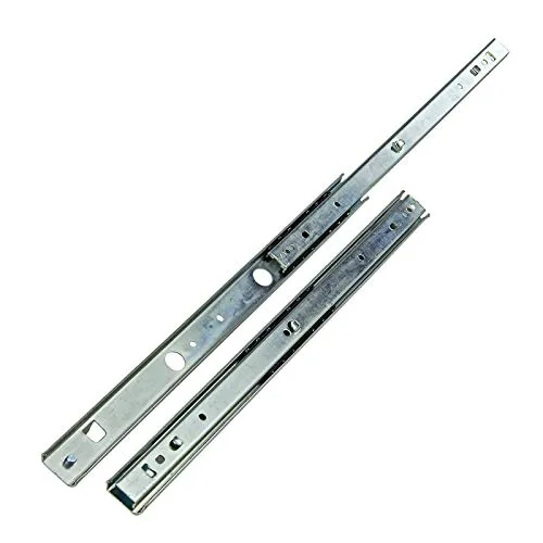 Schubaldenschiene Schubalden Schubladenauszug 2 stufig 350x10x27 mm (2 St.)