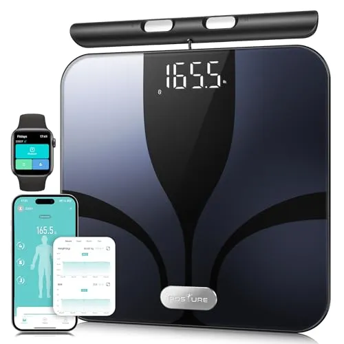 Posture Körperfettwaage mit 8 Elektroden und LED-Display von Posture