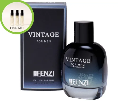 Jfenzi Vintage Man EDP 100ml Eau de Parfum für Herren + 3 Proben gratis