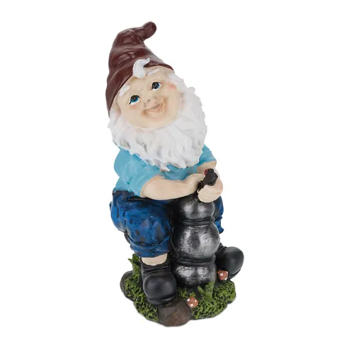 Gartenzwerg Gartendeko Gartenfigur Wichtelstatue Gnomstatue bunt frostsicher