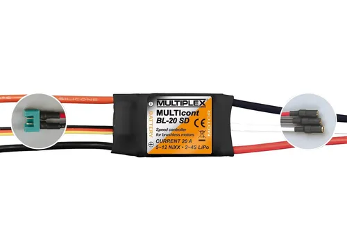 Multiplex Brushless Regler MULTIcont BL-20 SD - 72232