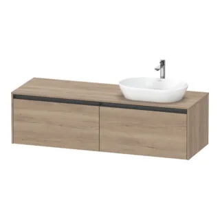 Duravit Ketho.2 Konsolenwaschtischunterbau mit Beckenausschnitt