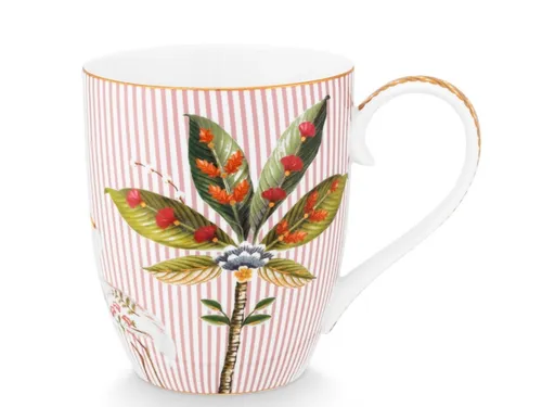 PiP Studio Becher La Majorelle Becher xl pink 0,45 l, Porzellan, Mug XL La Majorelle Pink 450ml