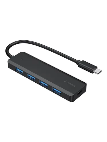 Gembird UHB-CM-U3P4P-01 - hub - type-C - 4 ports USB-Hubs - USB 3.2 - 4 - Schwarz