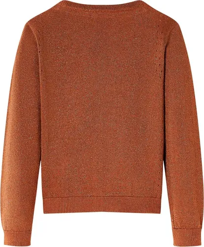 vidaXL Kinder-Strickjacke Cognac 92