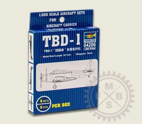 TBD-1 (5pcs) / 1:200 - Trumpeter / 04206